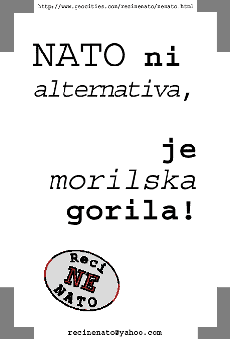 NATO ni alternativa, je morilska gorila!