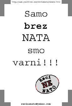 Samo brez NATA smo varni!!!